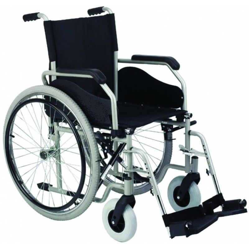 Инвалидное кресло на белом фоне