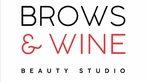 Логотип Прически — Бьюти бар «Brows&Wine (Броус энд Вайн)» – цены - фото лого