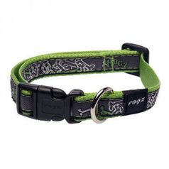 Ошейник Rogz Halsband Lime Bone XL
