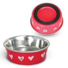 Triol Миска металлическая Сердца 0,45 л