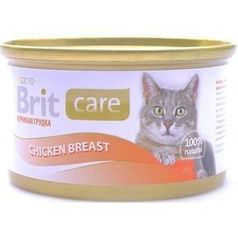 Brit Care Chicken Breast Куриная грудка, 80г банка 12 шт.