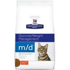Hill's Prescription Diet m/d Diabetes/Weight Management сухой корм для кошек с курицей при сахарном диабете 1,5 кг