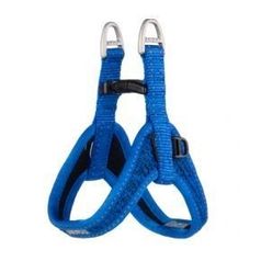 ROGZ Шлейка Tiny Fast Fit Blue Reflective M/L 58 см
