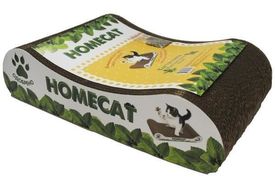 HOMECAT Когтеточка "Мятная волна" малая, 41х24х10 см 539394