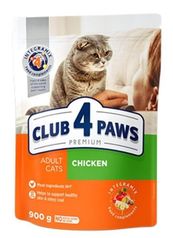Club 4 Paws Сухой корм для взрослых кошек (курица) 14 кг