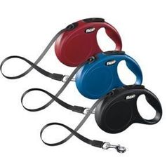 Flexi® New Classic Поводок-рулетка для собак (М) до 25кг/5м, ЛЕНТА красная
