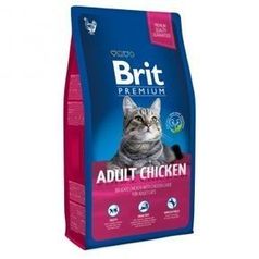 Brit Premium Cat Adult Chicken - для взрослых кошек c курицей, в соусе из куриной печени. 1,5 кг