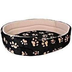 Лежак "TRIXIE", "Charly" черный/бежевый 55*48 см