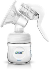 PHILIPS AVENT Молокоотсос ручной Comfort c бутылочкой и пакетами для хранения грудного молока (10 шт.) SCF330/50