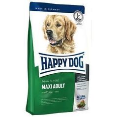 Happy Dog Supreme FitWell Maxi Adult (домашняя птица, лосось, рыба, ягненок, мидии) - Корм для взрослых собак крупных пород от 26 кг с нормальным уровнем активности. 4 кг