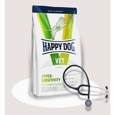 Happy Dog VET Diet Hypersensitivity для собак с пищевой аллергией и пищевой непереносимостью 12.5 кг