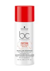Schwarzkopf Professional Шампунь мицеллярный для тонких и нормальных волос Peptide Repair Rescue, 50 мл