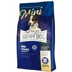 Happy Dog Supreme Mini France (утка) - (утка) - Беззерновой корм для собак миниатюрных пород с чувствительным пищеварением. 4 кг