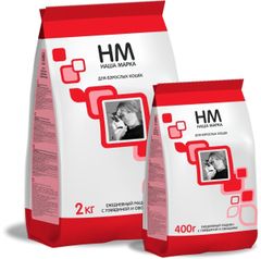 Наша Марка Для взрослых кошек с говядиной и овощами 15 кг.