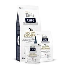 Brit Care Dog Show Champion гипоаллергенный корм с лососем и сельдью для поддержания шоу-собак в отличной форме 12 кг