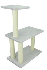 Комплекс-когтеточка с 2-мя полками "UrbanCat", 106 см, темно-коричневая