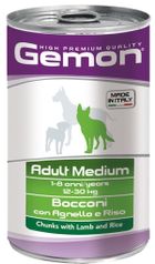 Gemon Консервы Dog Medium Adult Lamb/Rice, 1250 г