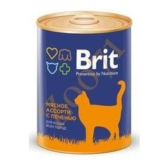 Brit Premium BEEF AND LIVER MEDLEY - Мясное ассорти с печенью, 340 г 12 шт.