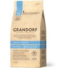 GRANDORF - CAT FishRice INDOOR - корм для домашних кошек, белая рыба с рисом 0,4 кг