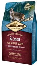 Carnilove Salmon for Adult Cats Sensitive & Long Hair 400 г