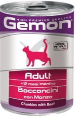 Gemon Консервы Cat Adult Beef, 415 г
