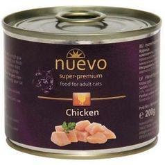 NUEVO Kitten Chicken Консервированный корм для молодых кошек c курицей 200 гр.