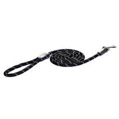 ROGZ Поводок Rope удлиненный L - 1.2 cм *180 см голубой