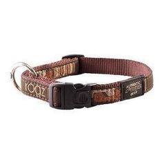 Rogz Ошейник Fancy Dress Mocha Bone XXL (50-80 см)*40 мм