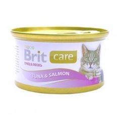 Brit Care TunaSalmon Тунец и лосось, 80г банка 12 шт.