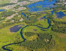 Пансионат ЛОДЭ, Остров ЛОДЭ с высоты птичьего полета - фото 7