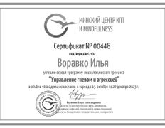 null Психолог Илья Воравко, Сертификаты - фото 10