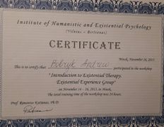 null Кабинет психолога Андрея Бобрика, Сертификаты - фото 12