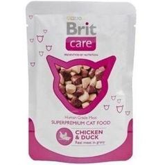 Brit Care ChickenDuck 80 гр. паучи 24 шт.