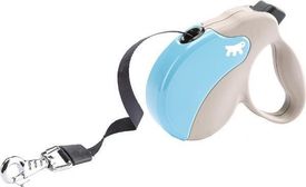 Поводок-рулетка Ferplast "Amigo M" лента 5 м, сизо-серый