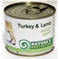 Nature's Protection Dog Adult Light TurkeyLamb диетические 200 гр.