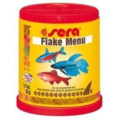 Sera Granulate Menu,150 ml, 32g - Набор разнообразных хлопьевидных кормов. 150 мл