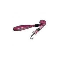 ROGZ Поводок Fancy dress Pink Paw XL 1.2 м * 2,5 см