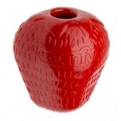 Comfy Игрушка для собаки ZAB. SNACKY STRAWBERRY 7,5 x 6,5 cm красная