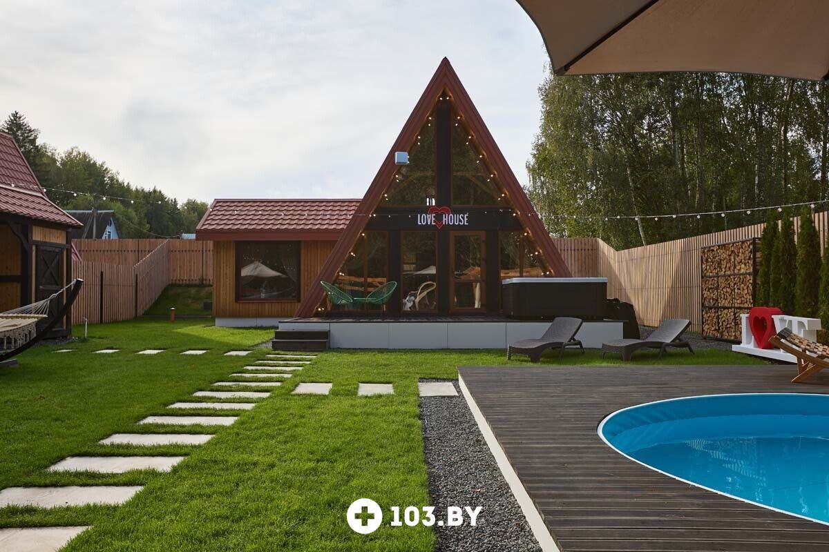 Экстерьер  А-фрейм домики Love House (Лав Хаус) - фото 2803077